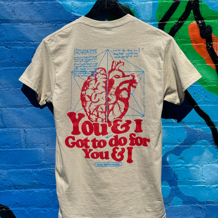 Get Something T Shirt - Sand