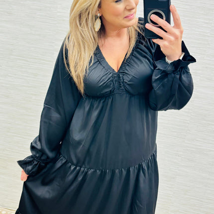 Classic Black Maxi Dress