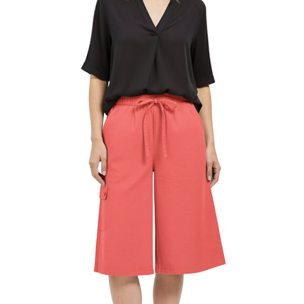 Women's 100% Calcutta Cotton Split Skirt Culottes with Cargo Pockets
