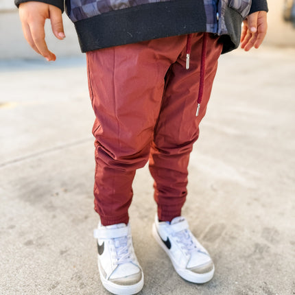 VETERAN SLIM FIT JOGGER - CRIMSON
