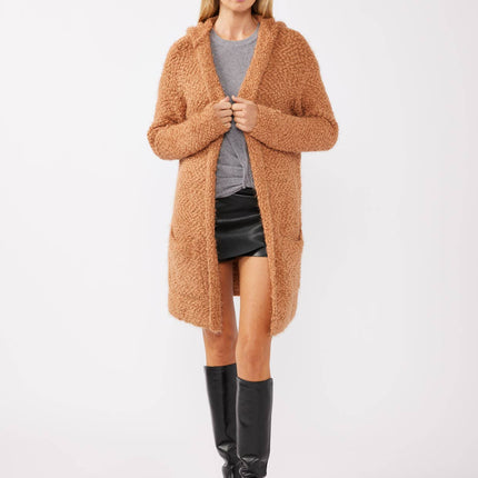 Lovestitch Hooded Cardigan with Pockets