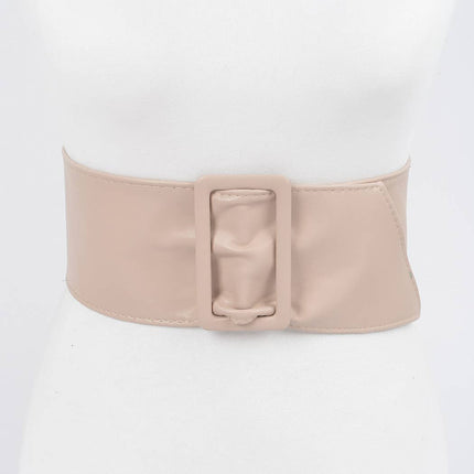 Faux Leather Waist Belt
