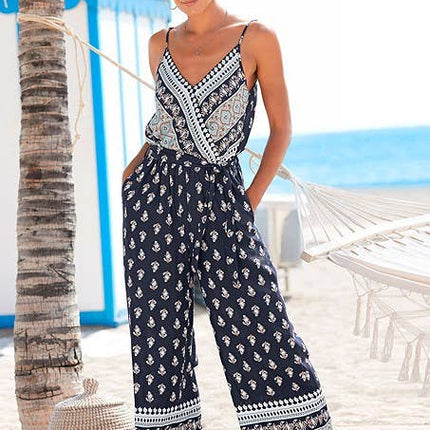 Coastal Patterned Jumpsuit
