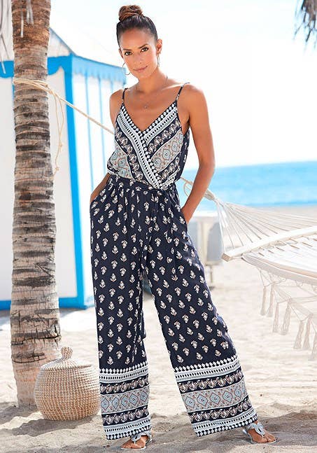 Coastal Patterned Jumpsuit