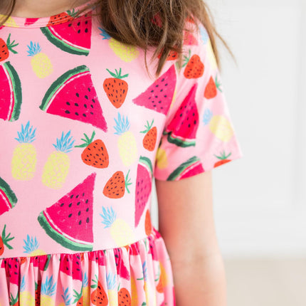 SALE Watermelon Wonder S/S Pocket Twirl Dress