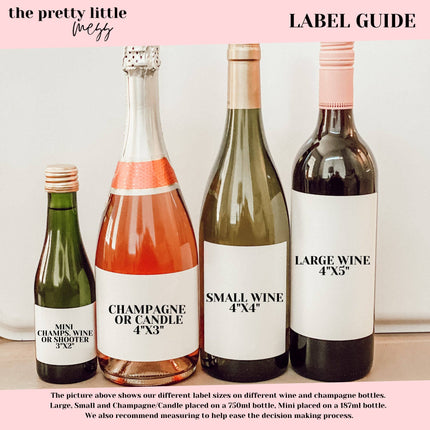 Thank You For Everything Wine Label