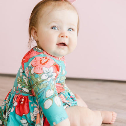 SALE After the Rain 3/4 Sleeve Twirl Bodysuit