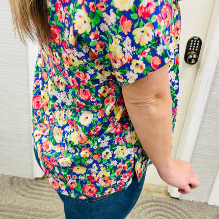 Purple Sunset Fields Blouse