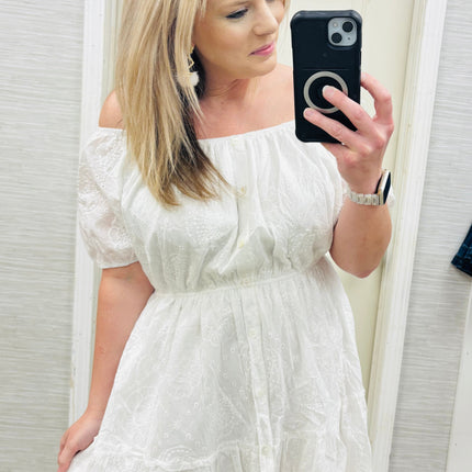 White Magnolia Dress