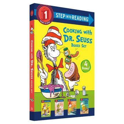 Cooking with Dr. Seuss Step Into Reading 4-Book Boxed Set: Cooking with the Cat; Cooking with the Grinch; Cooking with Sam-I-Am; Cooking with the Lora