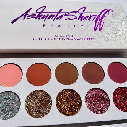 Ashunta Sheriff Beauty Unicorn II Glitter & Matte Shadow Palette