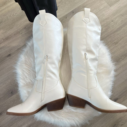 White Cowboy Boots