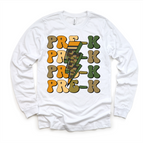 White Long Sleeve Tee / 2T Kids