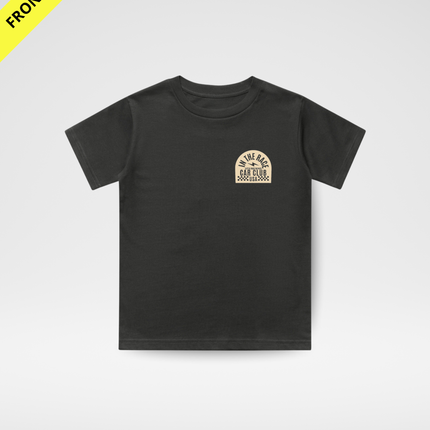 CAR CLUB USA TEE - VINTAGE WASH BLACK