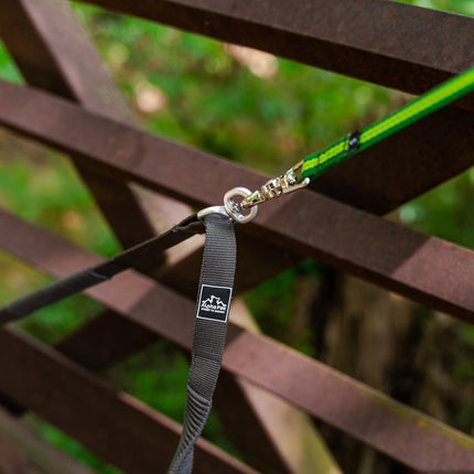 Teton Dark Gray Elastic Dog Leash Coupler