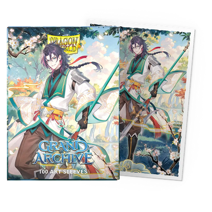 Grand Archive - Jin, Fate Defiant - Matte Art Sleeves - Standard Size