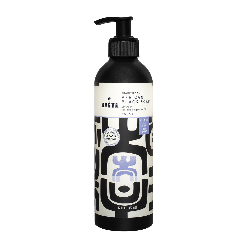 Traditional African Black Liquid Soap <br> Peace