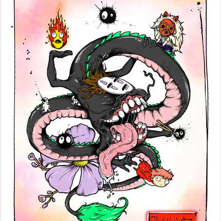 Aaron Brooks "Master Ghibli" Print