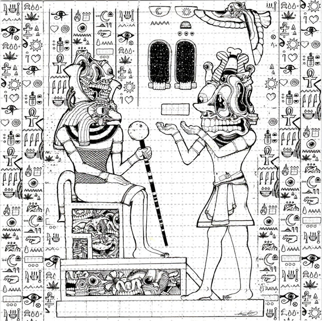 Aaron Brooks "Horus" Blotter Print