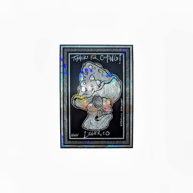 Aaron Brooks "Mushroom (Mini Foil)" Print