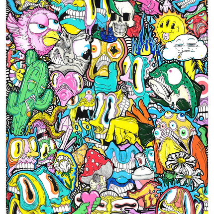 Aaron Brooks "Smash Up (Large)" Print