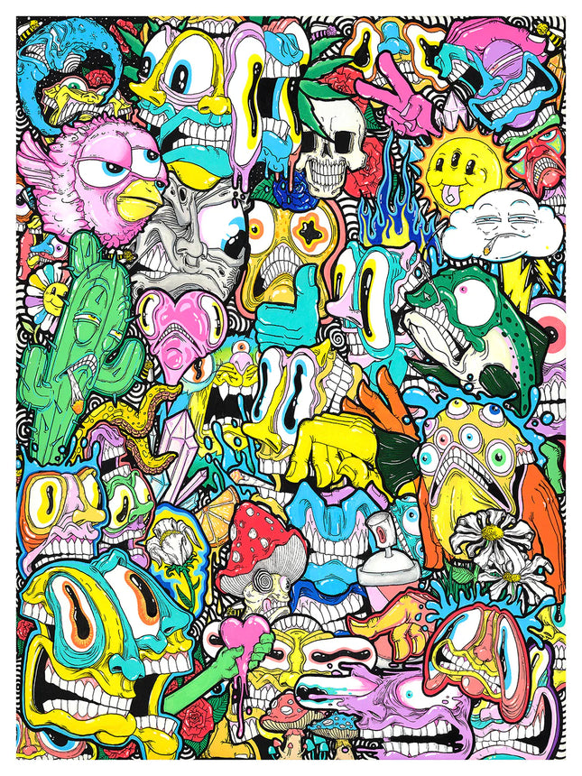 Aaron Brooks "Smash Up (Large)" Print