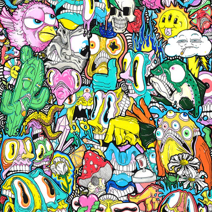 Aaron Brooks "Smash Up (Mini)" Print