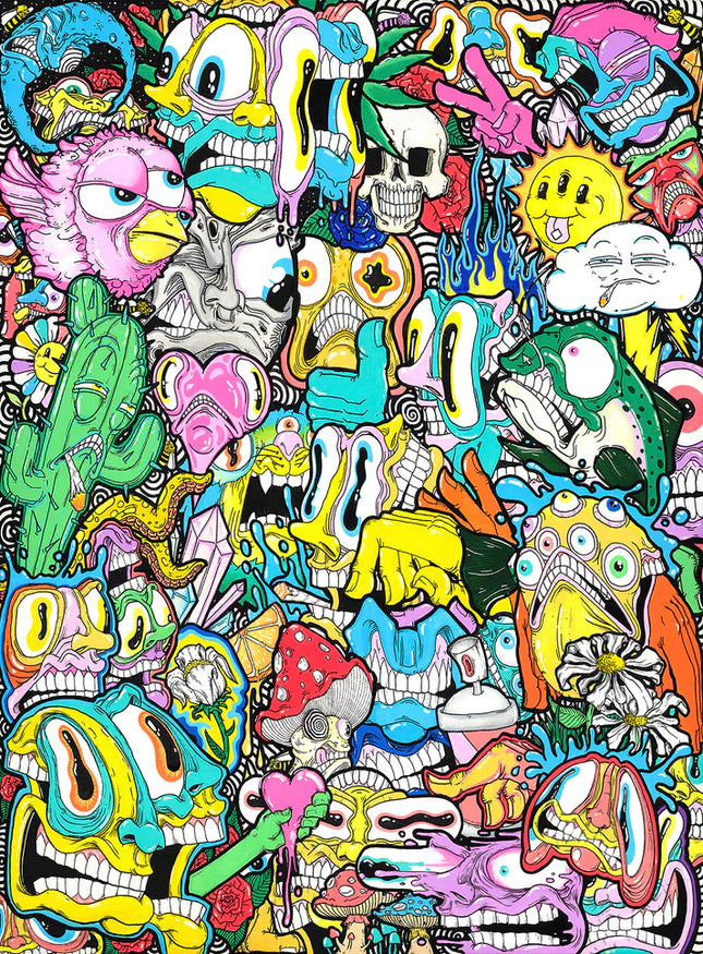 Aaron Brooks "Smash Up (Mini)" Print
