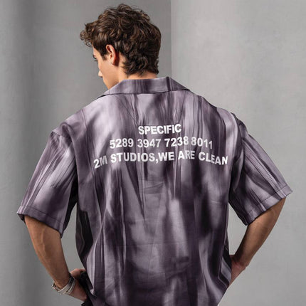 Abstract Fade Print Shirt