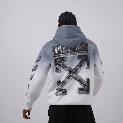 Abstract Geometric Graphic Oversized Hoodie