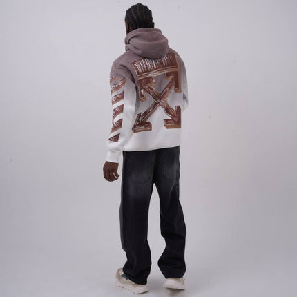 Abstract Geometric Graphic Oversized Hoodie