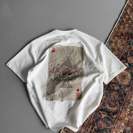 Ace of Spades Graphic T-Shirt – Playing Card Cotton Tee