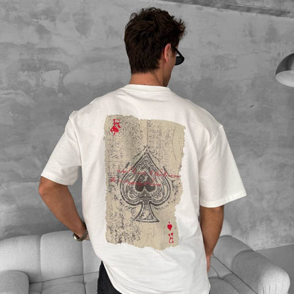 Ace of Spades Graphic T-Shirt – Playing Card Cotton Tee