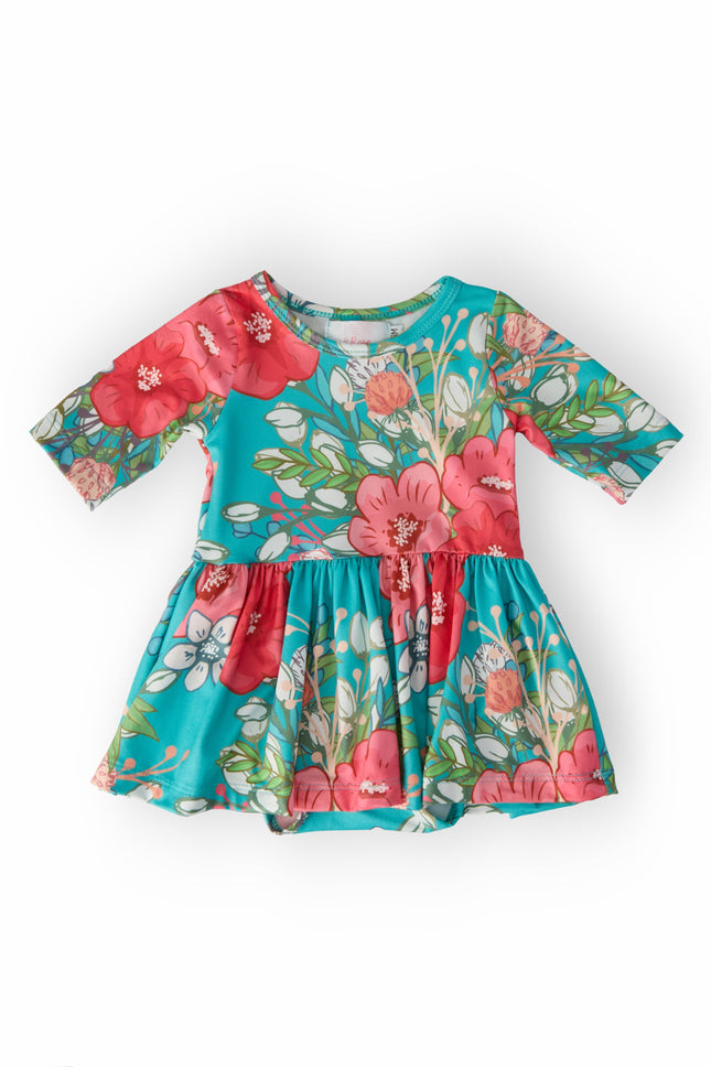 SALE After the Rain 3/4 Sleeve Twirl Bodysuit