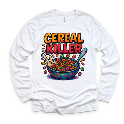 Funny Cereal Killer Breakfast Shirt - Funny Tee