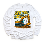 White Long Sleeve Tee / 2T Kids