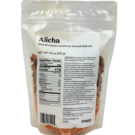 Alicha - Mild Ethiopian Red Lentils