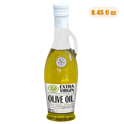 KORVEL Greek Extra Virgin Olive Oil, Amphora Bottle, 8.45 fl oz