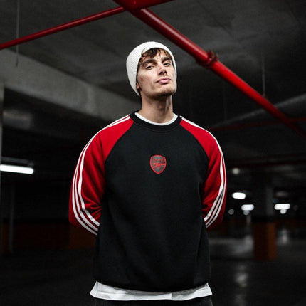 Arsenal Logo Black and Red Sweatshirt - Stylish Fan Apparel
