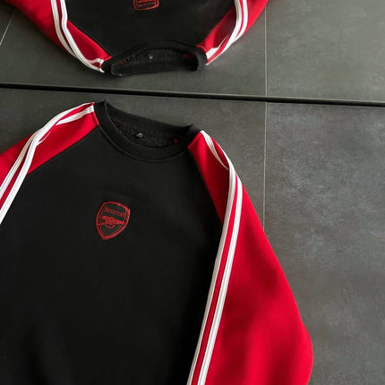 Arsenal Logo Black and Red Sweatshirt - Stylish Fan Apparel