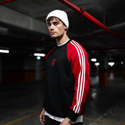 Arsenal Logo Black and Red Sweatshirt - Stylish Fan Apparel