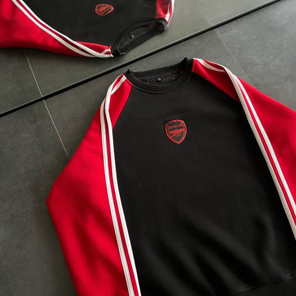 Arsenal Logo Black and Red Sweatshirt - Stylish Fan Apparel