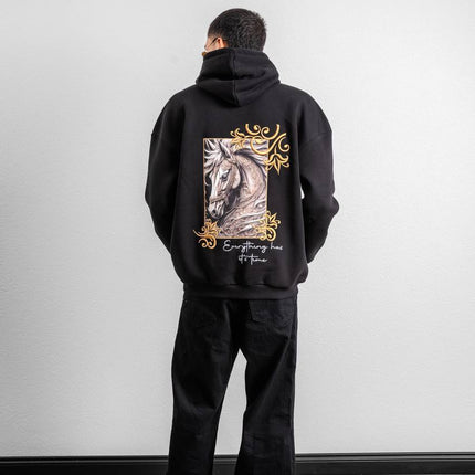 Artistic Horse Graphic Hoodie