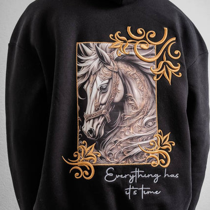 Artistic Horse Graphic Hoodie