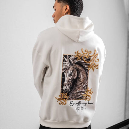 Artistic Horse Graphic Hoodie