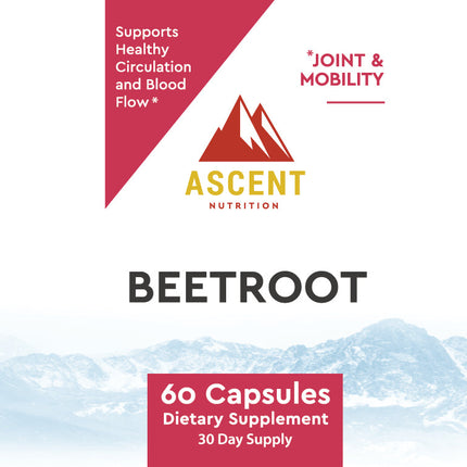 Organic Beetroot, 60 Capsules, 1300 mg