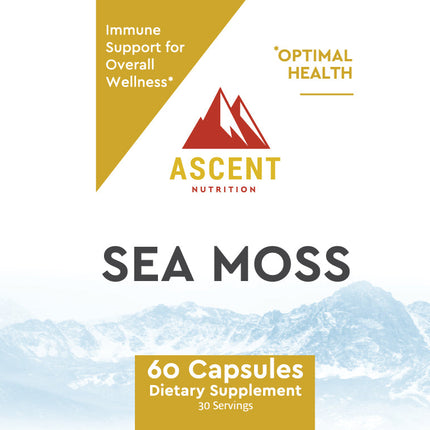 Organic Sea Moss, 60 Capsules, 500 mg