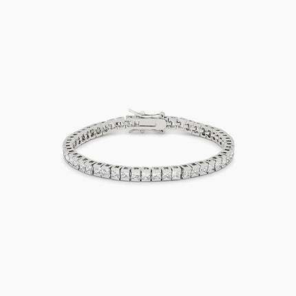 Princess Cubic Zirconia Tennis Bracelet