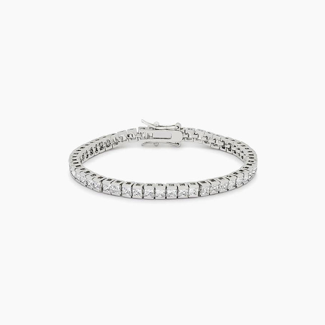 Princess Cubic Zirconia Tennis Bracelet