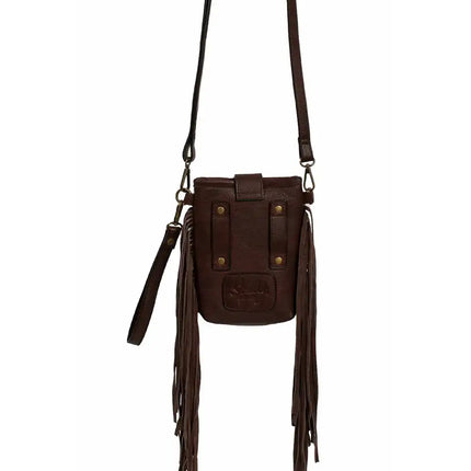 Scully Fringe Fiesta Leather Crossbody Micro Bag - Women's Handbag